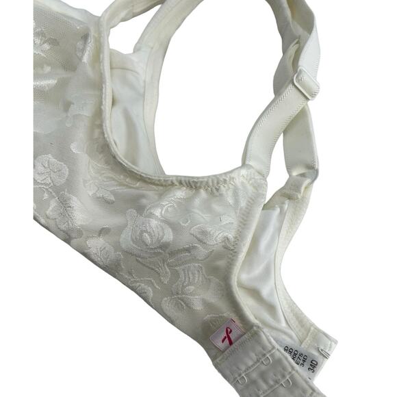 Wacoal 85276 Women’s Awareness Comfort Wire-Free Bra Size 34D Ivory - Picture 6 of 7